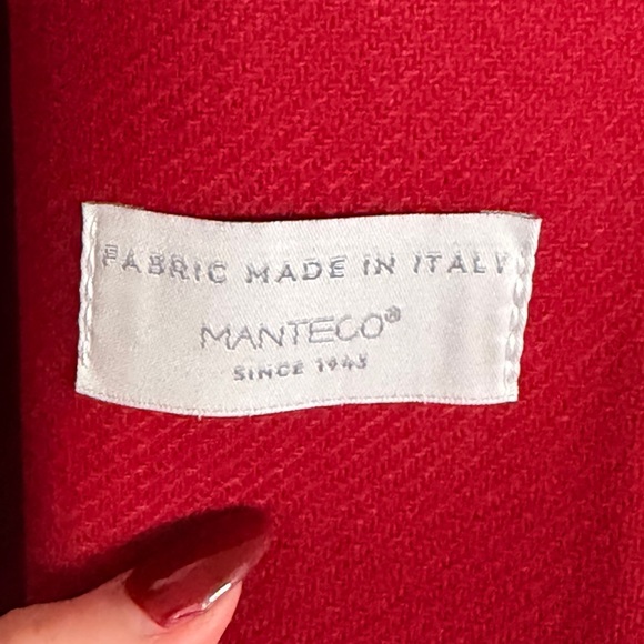 Karen Millen Italian Wool Red Wine Coat - Picture 6 of 9